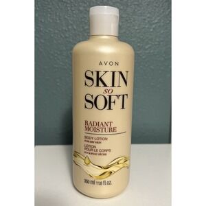 Avon Skin So Soft Radiant Moisture Body LOTION 11.8 oz Dry Skin New Discontinued